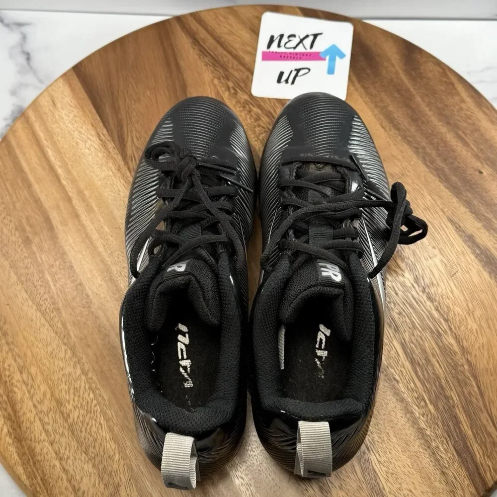 Men’s sz 8.5-Nike Vapor Strike 5 TD Low Football Cleats Black/Silver 833407-001